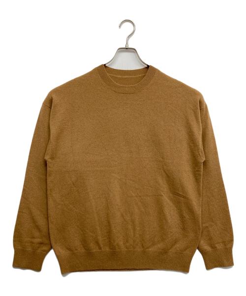 SOPHNET.（ソフネット）SOPHNET. (ソフネット) CASHMERE HIGH GAUGE CREWNECK KNIT ブラウン サイズ:Mの古着・服飾アイテム