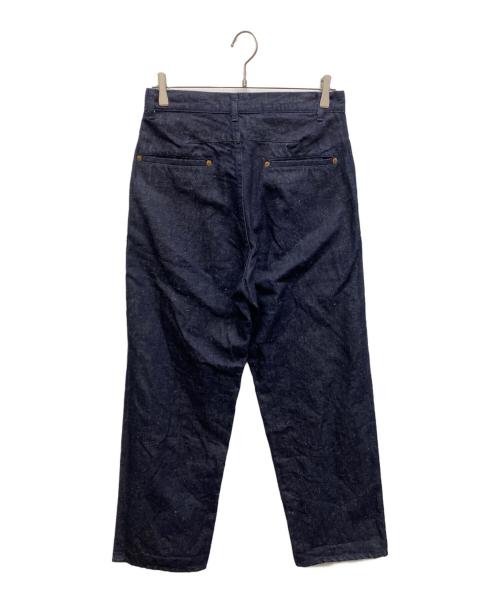 BIOTOP（ビオトープ）BIOTOP (ビオトープ) ハイツイストデニムスラックス インディゴ サイズ:Sの古着・服飾アイテム