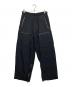 blurhms（ブラームス）の古着「RAYON NYLON SILK MECHANIC PANTS」｜ブラック