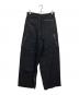 blurhms (ブラームス) RAYON NYLON SILK MECHANIC PANTS ブラック サイズ:2 未使用品：16000円