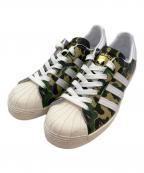 A BATHING APE×adidasア ベイシング エイプ×アディダス）の古着「ローカットスニーカー」｜グリーン