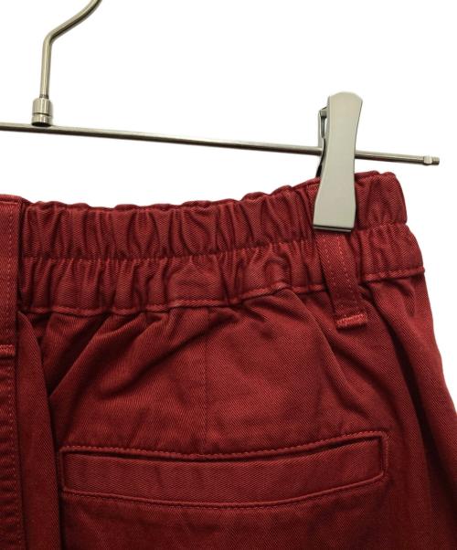 HARVESTY（ハーベスティー）HARVESTY (ハーベスティー) コットンチノクロスサーカスパンツ レッド サイズ:2の古着・服飾アイテム