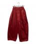 HARVESTY（ハーベスティー）の古着「コットンチノクロスサーカスパンツ」｜レッド