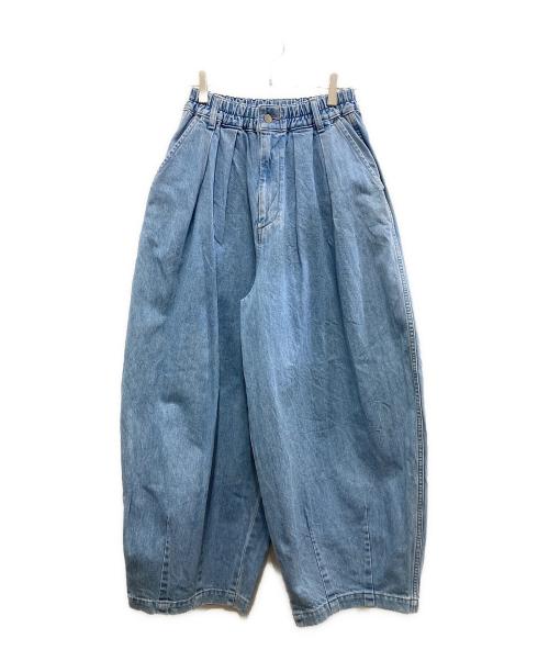 HARVESTY（ハーベスティー）HARVESTY (ハーベスティー) 10ozデニムサーカスパンツ インディゴ サイズ:2の古着・服飾アイテム