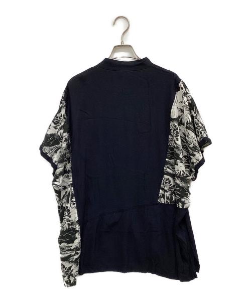 Porter Classic（ポータークラシック）Porter Classic (ポータークラシック) 切替シャツ ブラック サイズ:2の古着・服飾アイテム