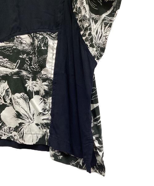 Porter Classic（ポータークラシック）Porter Classic (ポータークラシック) 切替シャツ ブラック サイズ:2の古着・服飾アイテム