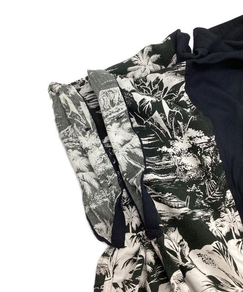 Porter Classic（ポータークラシック）Porter Classic (ポータークラシック) 切替シャツ ブラック サイズ:2の古着・服飾アイテム