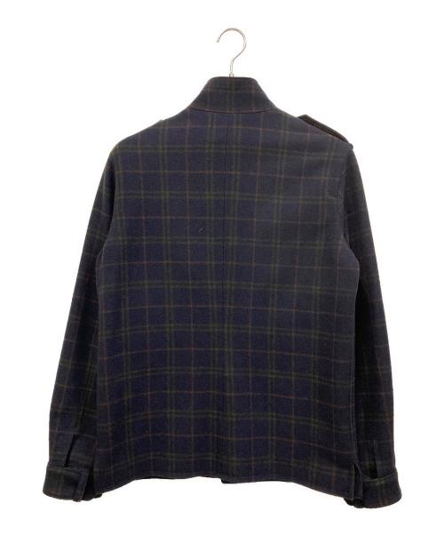 A.P.C.（アーペーセー）A.P.C. (アーペーセー) ウール混スタンドカラージャケット ネイビー サイズ:SIZE Mの古着・服飾アイテム