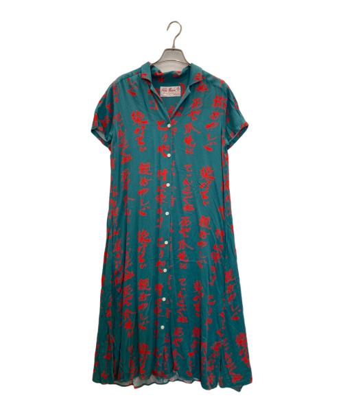 Aloha Blossom（アロハブロッサム）Aloha Blossom (アロハブロッサム) シャツワンピース グリーン サイズ:SIZE 1の古着・服飾アイテム