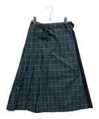 GRAMICCI×BEAMS BOYグラミチ×ビームスボーイ）の古着「【別注】プリーツ スカート」｜グリーン