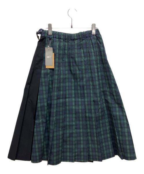 GRAMICCI（グラミチ）GRAMICCI (グラミチ) BEAMS BOY (ビームスボーイ) 【別注】プリーツ スカート グリーン サイズ:F 未使用品の古着・服飾アイテム