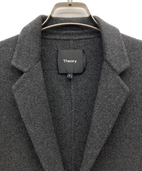 theory（セオリー）theory (セオリー) カシミヤチェスターコート チャコールグレー サイズ:SIZE Sの古着・服飾アイテム