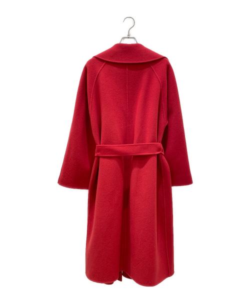 WEEKEND Max Mara（ウィークエンド マックスマーラ）WEEKEND Max Mara (ウィークエンド マックスマーラ) ガウンコート レッド サイズ:38の古着・服飾アイテム