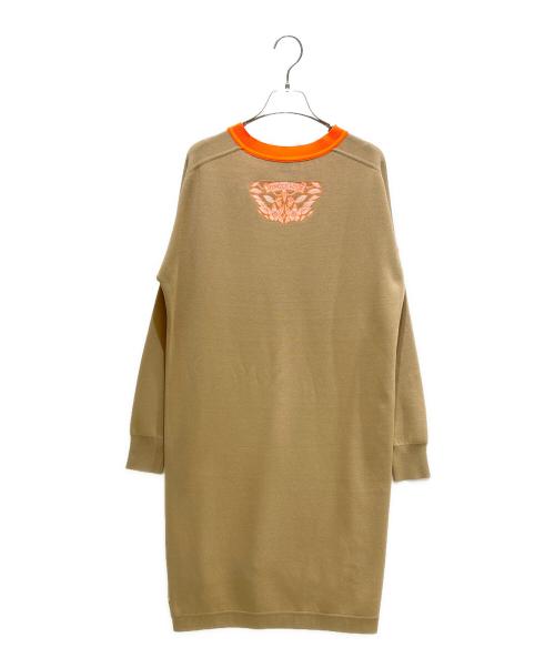 HERMES（エルメス）HERMES (エルメス) ツイルレーヌ ジャングルラブ　ワンピース ベージュ サイズ:34の古着・服飾アイテム