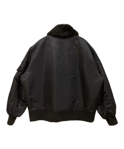 Calvin Klein（カルバンクライン）Calvin Klein (カルバンクライン) MA-1ジャケット フライトジャケット ブラック サイズ:SIZE 46の古着・服飾アイテム
