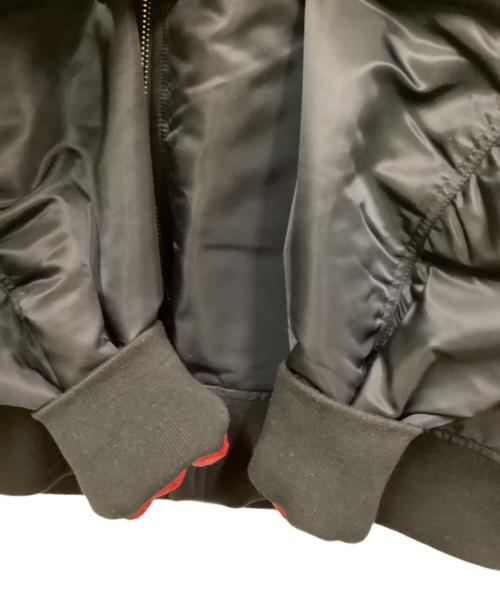 Calvin Klein（カルバンクライン）Calvin Klein (カルバンクライン) MA-1ジャケット フライトジャケット ブラック サイズ:SIZE 46の古着・服飾アイテム