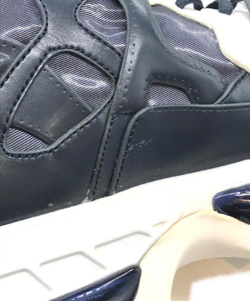 EMPORIO ARMANI（エンポリオアルマーニ）EMPORIO ARMANI (エンポリオアルマーニ) 厚底スニーカー ネイビー サイズ:27の古着・服飾アイテム