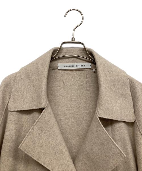 COGTHEBIGSMOKE（コグザビッグスモーク）COGTHEBIGSMOKE (コグザビッグスモーク) SQUAREコート ベージュ サイズ:FREEの古着・服飾アイテム