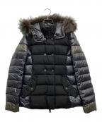 DUVETICAデュベティカ）の古着「異素材切り替え ダウン」｜ブラック