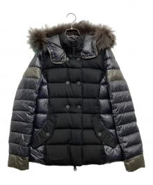 DUVETICA（デュベティカ）の古着「異素材切り替え ダウン」｜ブラック