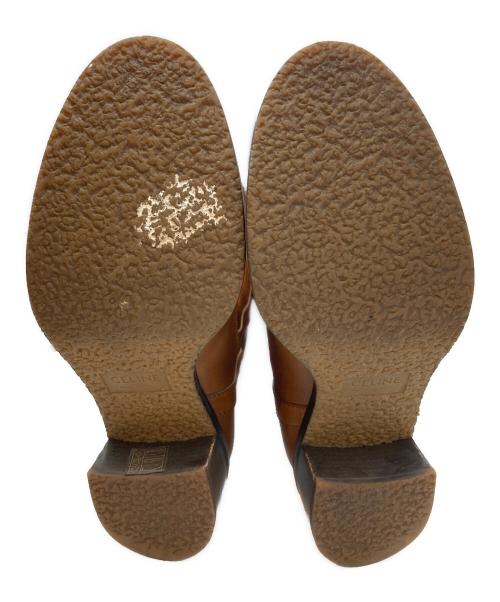 CELINE（セリーヌ）CELINE (セリーヌ) ジョッキーブーツ ブラウン サイズ:SIZE 37の古着・服飾アイテム