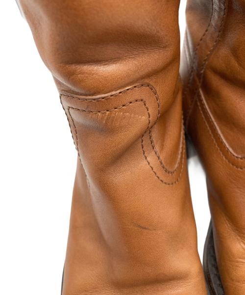 CELINE（セリーヌ）CELINE (セリーヌ) ジョッキーブーツ ブラウン サイズ:SIZE 37の古着・服飾アイテム