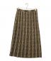 CELINE（セリーヌ）の古着「プリーツスカート」｜ベージュ