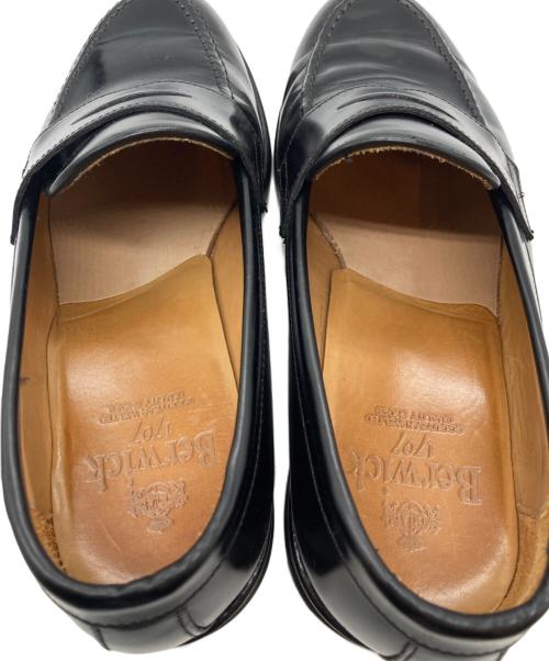 berwick（バーウィック）berwick (バーウィック) コインローファー ブラック サイズ:SIZE 6 1/2の古着・服飾アイテム