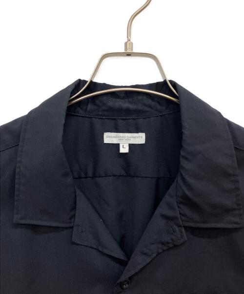 Engineered Garments（エンジニアド ガーメンツ）Engineered Garments (エンジニアド ガーメンツ) トロピカルウール キャンプシャツ ネイビー サイズ:Lの古着・服飾アイテム