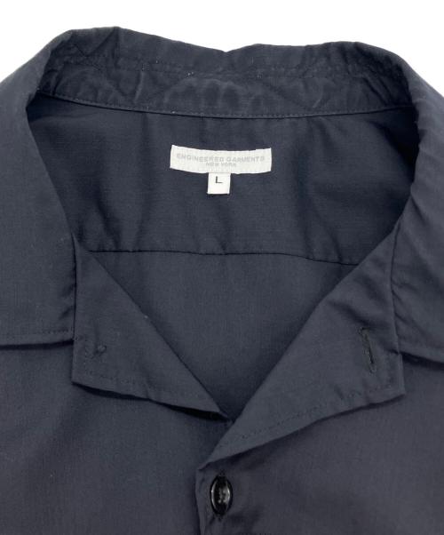 Engineered Garments（エンジニアド ガーメンツ）Engineered Garments (エンジニアド ガーメンツ) トロピカルウール キャンプシャツ ネイビー サイズ:Lの古着・服飾アイテム