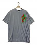 COMME des GARCONS HOMME PLUSコムデギャルソンオムプリュス）の古着「プリントTシャツ」｜ブルー
