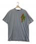 COMME des GARCONS HOMME PLUS（コムデギャルソンオムプリュス）の古着「プリントTシャツ」｜ブルー
