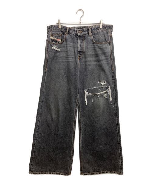 DIESEL（ディーゼル）DIESEL (ディーゼル) D-RISE ルーズフィットデニム ブラック サイズ:W34の古着・服飾アイテム