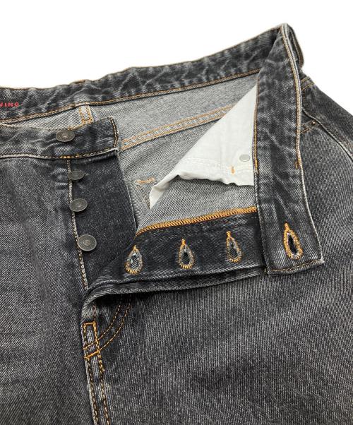 DIESEL（ディーゼル）DIESEL (ディーゼル) D-RISE ルーズフィットデニム ブラック サイズ:W34の古着・服飾アイテム
