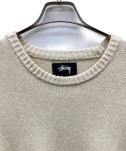 stussy（ステューシー）stussy (ステューシー) 24AW Surfman Icon Sweater アイボリー サイズ:SIZE XLの古着・服飾アイテム