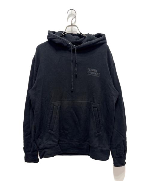 COMME des GARCONS BLACKMARKET（コムデギャルソンブラックマーケット）COMME des GARCONS BLACKMARKET (コムデギャルソンブラックマーケット) stussy (ステューシー) プルオーバーパーカー ブラック サイズ:XXLの古着・服飾アイテム