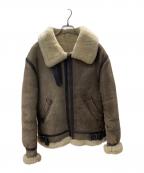 BRANDED by ORCHARD MOTORCYCLEブランデッド バイ オーチャード モーターサイクル）の古着「RAGLAN SHEEPSKIN JACKET」｜ブラウン