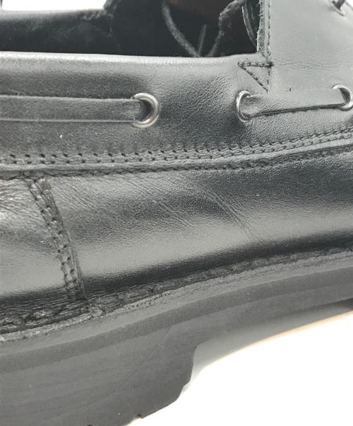 reproduction of found（リプロダクションオブファウンド）reproduction of found (リプロダクションオブファウンド) デッキシューズ ブラック サイズ:41の古着・服飾アイテム