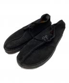 CLARKSクラークス）の古着「スウェードシューズ」｜ブラック