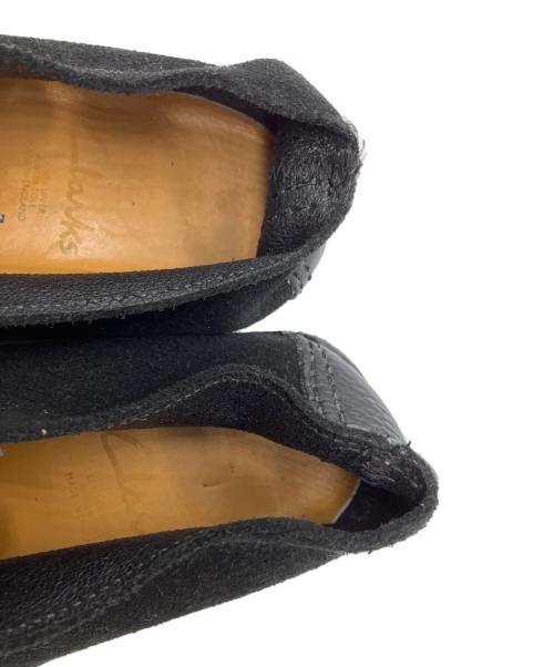 CLARKS（クラークス）CLARKS (クラークス) スウェードシューズ ブラック サイズ:25.5cmの古着・服飾アイテム