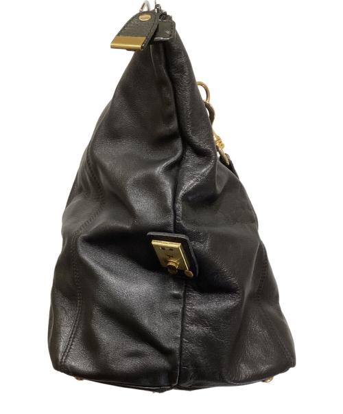 Gold Pfeil（ゴールドファイル）GOLD PFEIL (ゴールドファイル) 2WAYボストンバッグ ブラックの古着・服飾アイテム