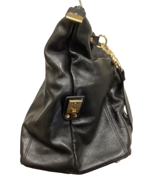 Gold Pfeil（ゴールドファイル）GOLD PFEIL (ゴールドファイル) 2WAYボストンバッグ ブラックの古着・服飾アイテム