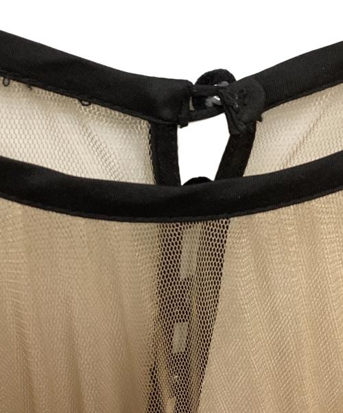 Ameri（アメリ）Ameri (アメリ) TULLE SLEEVE TIGHT DRESS ブラック サイズ:Mの古着・服飾アイテム