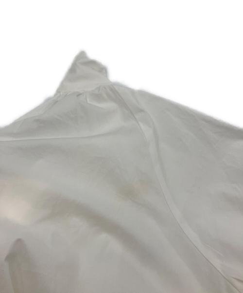 CLANE（クラネ）CLANE (クラネ) スタンドアップカラーギャザートップス ホワイト サイズ:SIZE1の古着・服飾アイテム