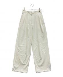 CLANE（クラネ）の古着「2WAY ADJUST RASH GUARD TUCK PANTS」｜ホワイト