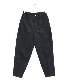 COMME des GARCONS HOMME（コムデギャルソン オム）の古着「80’s ウールリネンツイルパンツ」｜ブラック