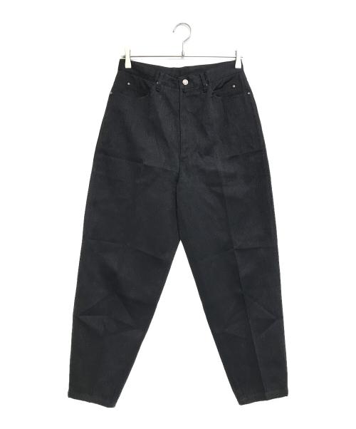 COMME des GARCONS HOMME（コムデギャルソン オム）COMME des GARCONS HOMME (コムデギャルソン オム) 80’s ウールリネンツイルパンツ ブラック サイズ:Ｌの古着・服飾アイテム