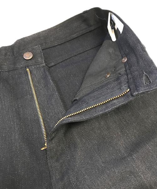 COMME des GARCONS HOMME（コムデギャルソン オム）COMME des GARCONS HOMME (コムデギャルソン オム) 80’s ウールリネンツイルパンツ ブラック サイズ:Ｌの古着・服飾アイテム