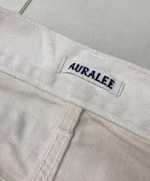 AURALEE（オーラリー）AURALEE (オーラリー) HARD TWIST DENIM WIDE PANTS アイボリー サイズ:SIZE 30の古着・服飾アイテム