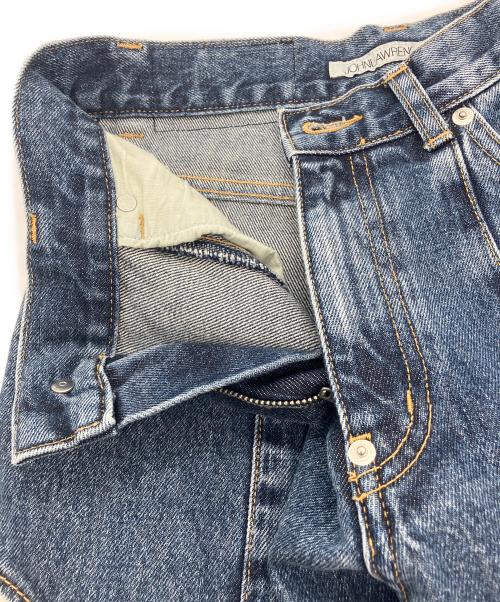 JOHN LAWRENCE SULLIVAN（ジョン ローレンス サリバン）JOHN LAWRENCE SULLIVAN (ジョン ローレンス サリバン) デニムパンツ　	WASHED DENIM HOLLOWED OUT PANTS ブルー サイズ:Sの古着・服飾アイテム